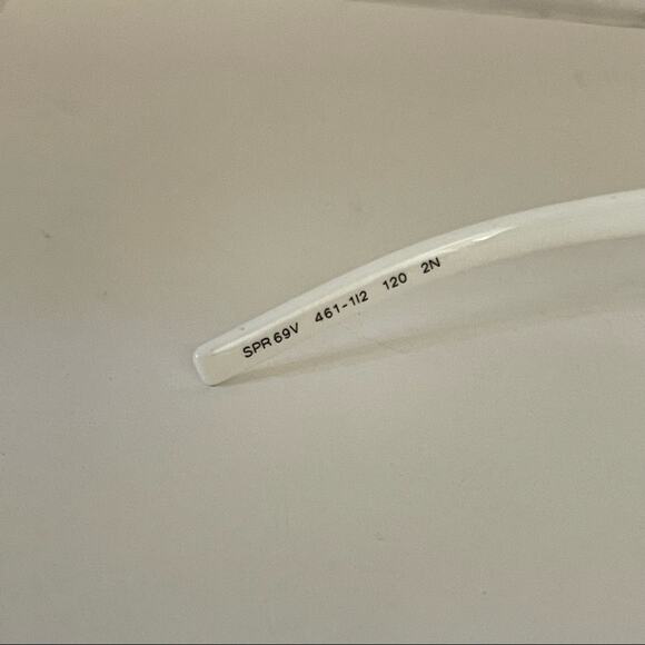 Prada Sunglasses SPR 69V Sporty White Shield Wrap - Picture 5 of 6